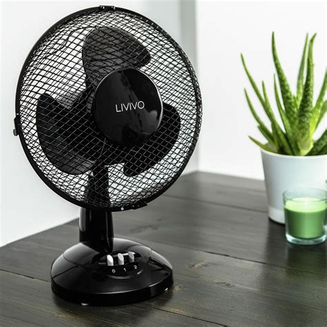 Oscillating Electric Desk Fan 912 3 Speed Silent Portable Home