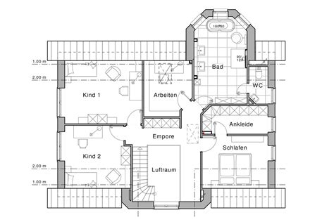 Dachgeschoss (Nutzfläche) | Viebrockhaus, Haus, Haus grundriss