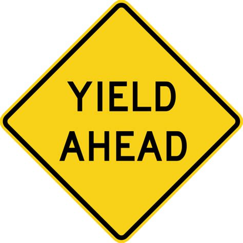 Yellow Yield Sign Clipart Best