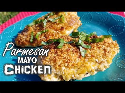 This is potato chip crusted chicken with sriracha mayo by olivado limited on vimeo, the home for high quality videos and the people who love them. Parmesan Mayo Crusted Chicken - What's For Din ...