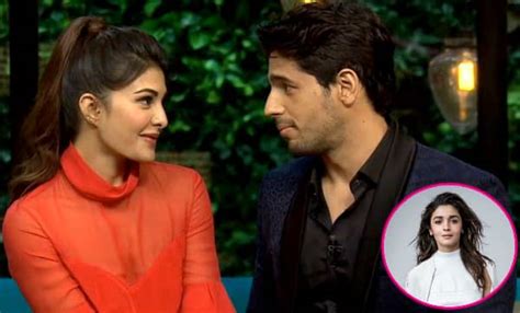 Alia Bhatt And Sidharth Malhotra Have A Huge Fight Over The Actor S Closeness To Jacqueline