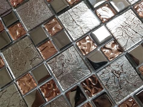 Glass Mosaic Wall Tiles Australian Iridescent Glass Tile Mosaic Get