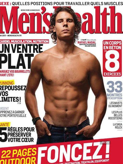 Spanish Tennis Legend Rafael Nadal Graced The Mens Health Magazine