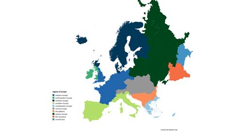 Regions Of Europe Rmaps