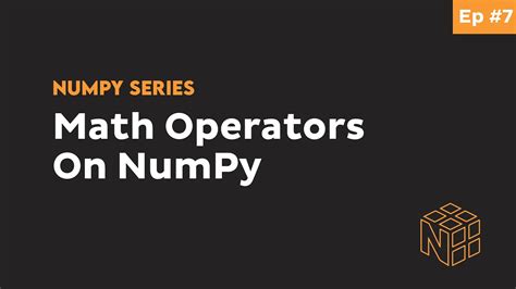 Arithmetic Operators On Arrays Using Numpy Complete Python Numpy