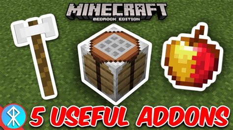 5 Useful Minecraft Addons Bedrockmcpexbox Youtube