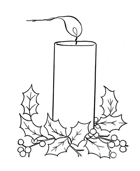 Check spelling or type a new query. Christmas Candles Coloring Page