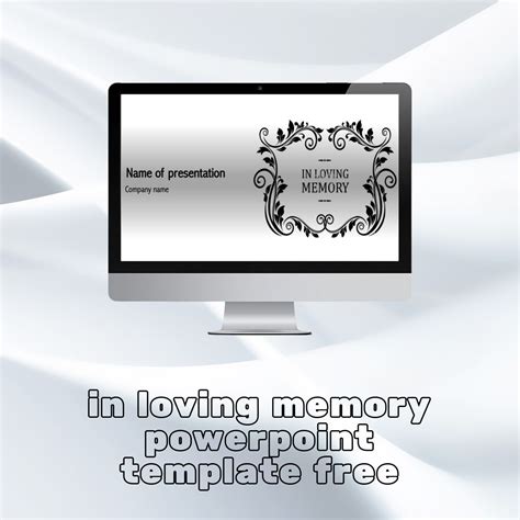 In Loving Memory Powerpoint Template Free Masterbundles