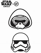 Coloring Wars Emoji Star Fourth Sheets Stormtrooper Nerdy Fashionably Printable Fashionablynerdy sketch template