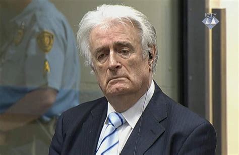 Former Bosnian Serb Leader Radovan Karadzic Convicted Of Genocide Gets