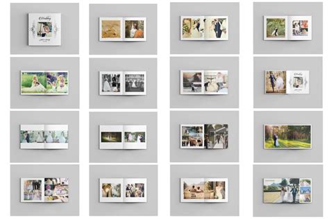 Wedding Photo Album Template 12x12 Photoshop Template