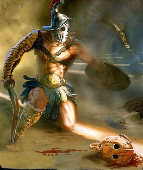 A Wounded Thraex Gladiator Ancient Rome Gladiators Roman Gladiators