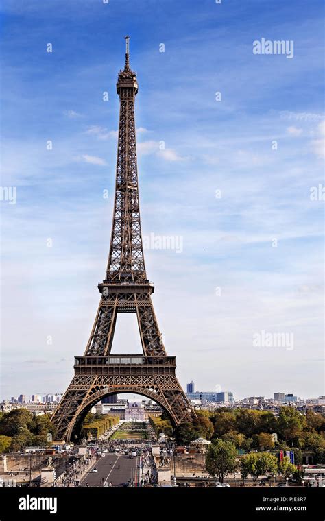 The Eiffel Tower Portrait High Resolution Stock Photography And Images