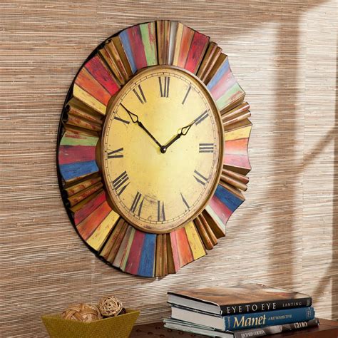 Southern Enterprises 305 In Multicolor Metal Wall Clock 2019635 The