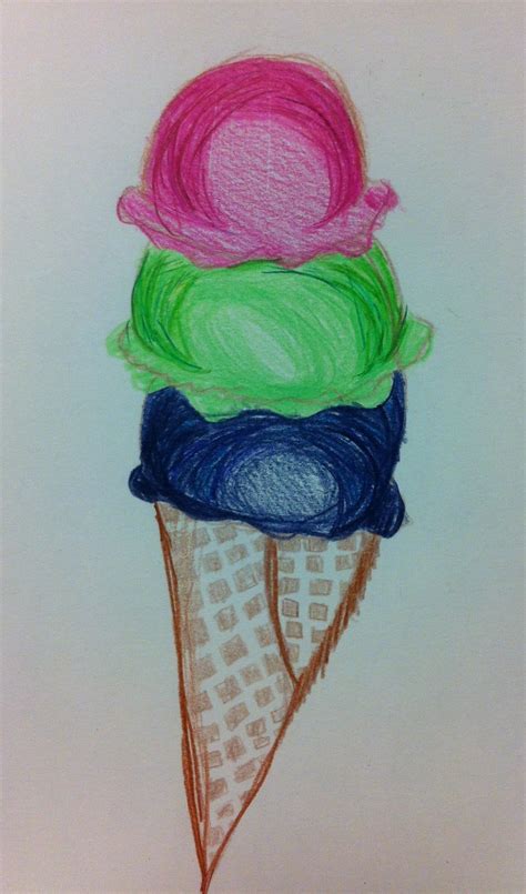 Ice Cream Pencil Drawing At Explore Collection Of