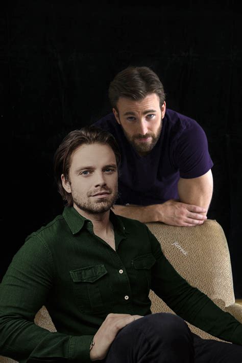 This Pic Is Just Obscenely Hottwo For One Sebastian Stan And Chris