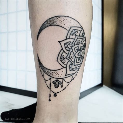 Moon Mandala Tattoo Abyss Montreal