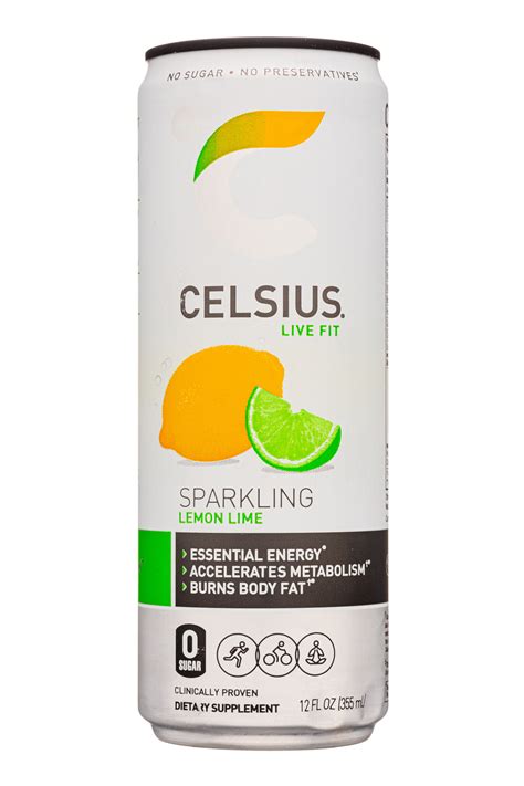 Live Fit Sparkling Lemon Lime Celsius Product Review