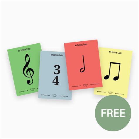 Rhythm Cards Free Download Gumnut Music