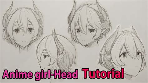 Anime Head Angles Tutorial In This Video I Will Show You How To Draw Anime Girl S Head From
