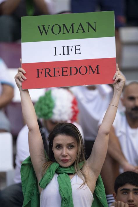‘respect For Iranian Women’ Protester Invades Pitch At World Cup Match Flipboard
