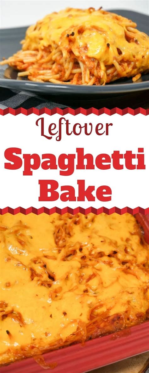 Leftover Spaghetti Bake Is An Easy Way To Really Transform Leftover