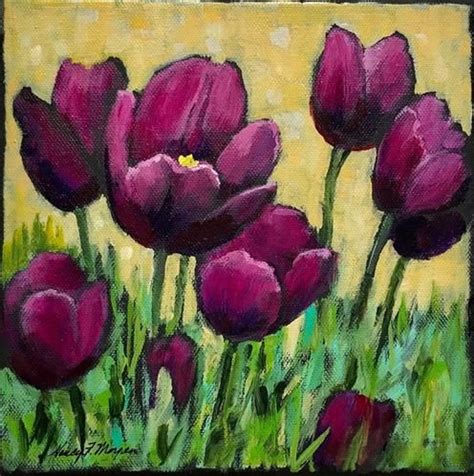 Nancy F Morgan Gallery Of Original Fine Art Tulip Painting Flower Art