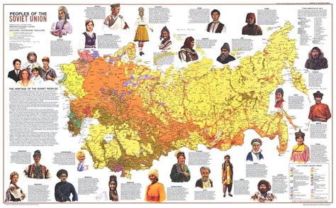 Visual Map Showing The Different Ethnic Groups That Lived In The