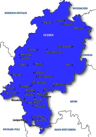 News Tourism World Hessen Karte Region Bild