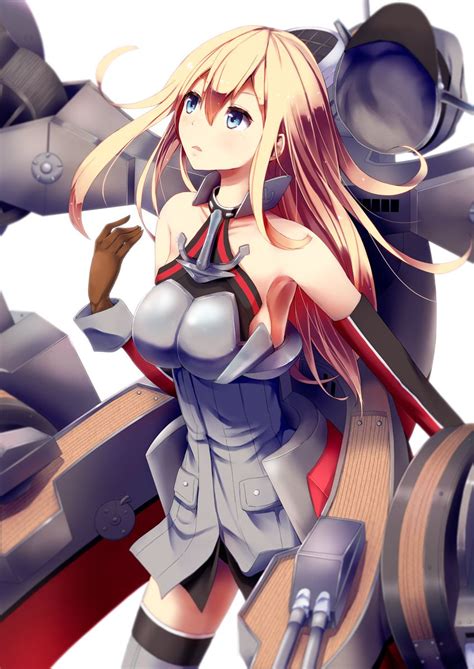 Kancolle Bismarck By Konkito Anime Female Anime Yuri Anime