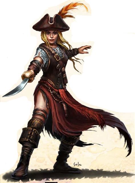 Cerise Bloodmourn Pirate Woman Girl Pirates Female Characters