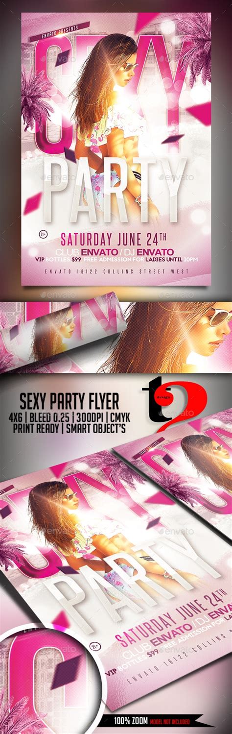 Sexy Party Flyer Template By Take2design Graphicriver