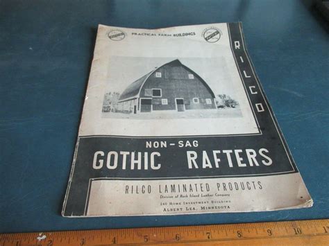 Vintage Rilco Gothic Rafters Barns Sheds Brochure Albert Lea Mn Lot 20