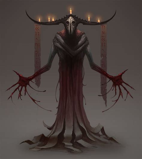 Demon Priest By MorkarDFC Deviantart Com On DeviantArt Demon Art Monster Concept Art Dark