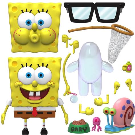 Super7 Spongebob Ultimates Ubicaciondepersonascdmxgobmx