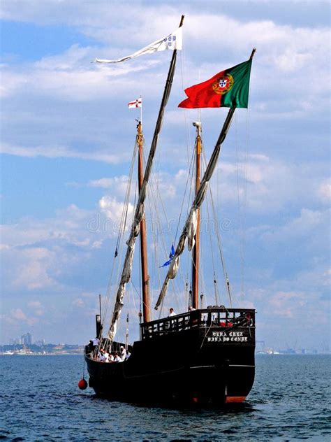 15th Century Sailing Ship Vera Cruz Editorial
