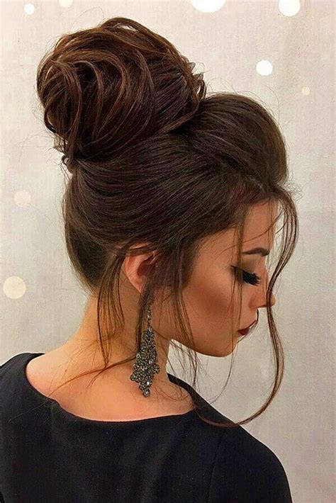 25 easy wedding hairstyles for guests that'll work for every dress code. 30 Awesome Wedding Bun Hairstyles | Wedding bun hairstyles ...