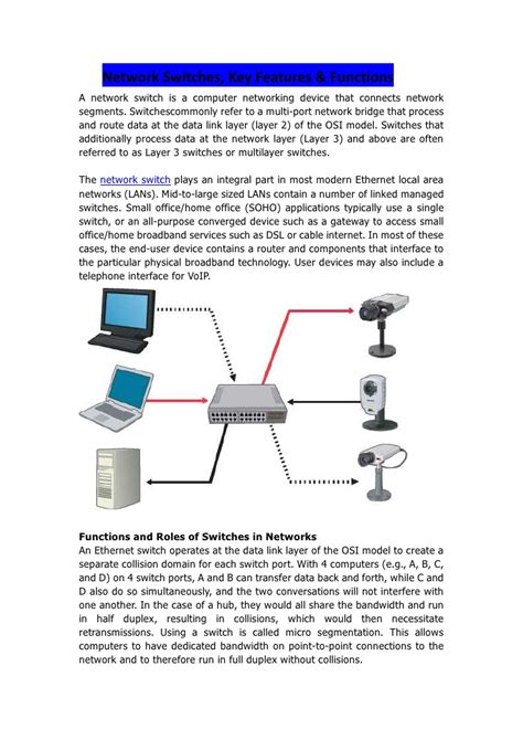 Network Switches Key Features And Functions