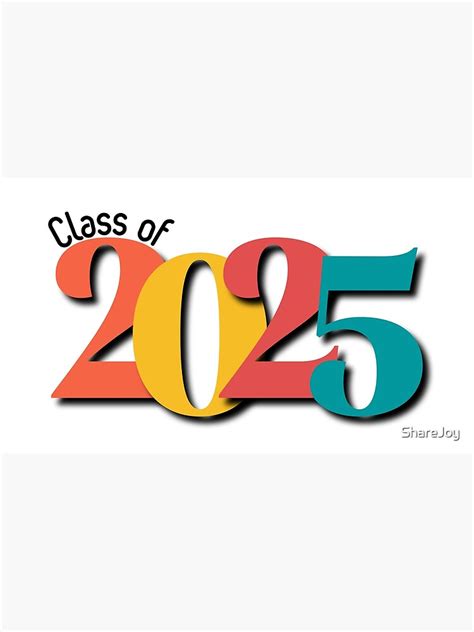 Class Of 2025 Shine Bright Poster For Sale By Sharejoy Redbubble