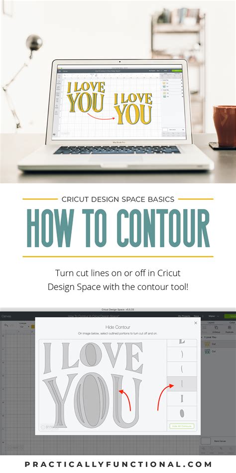 How To Contour In Cricut Design Space Cricut Design Space Basics
