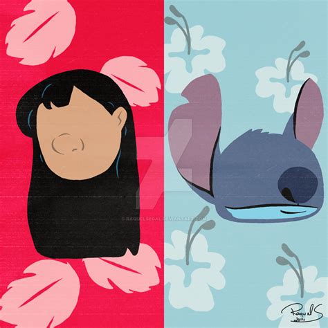 Lilo And Stitch Minimalist Mini Canvas Art Disney Canvas Art Cute