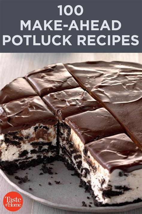 100 Make Ahead Potluck Recipes In 2020 Recipes Food Potluck Recipes