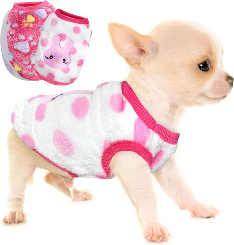2 Pieces Teacup Dog Clothes Chihuahua Clothes Xxs Dog