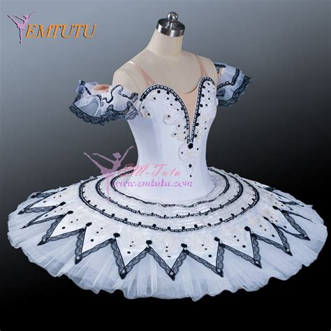 Buy Adult Professional Ballet Tutu White Black Paquita
