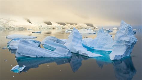 Wallpaper Landscape Nature Airplane Iceberg Blue Arctic