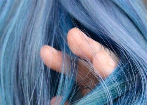 Pin By Celeste Mae Bearchum On Blue Aesthetic Blue Hair Aesthetic