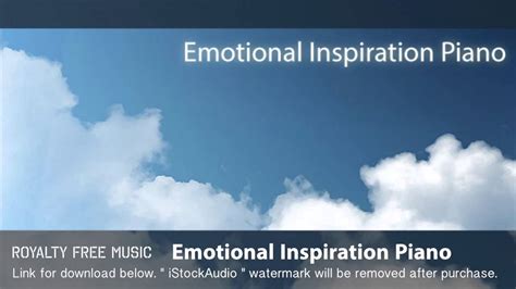 Emotional Inspiration Piano Instrumental Background Music Royalty