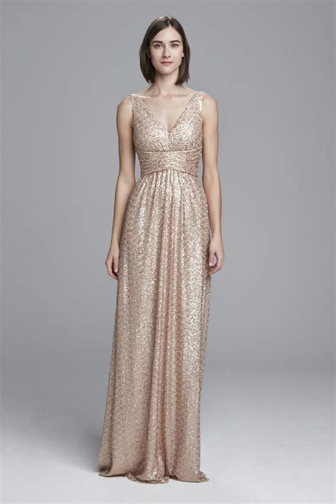 Style Solange Amsale Gold Bridesmaid Dresses Champagne Gold
