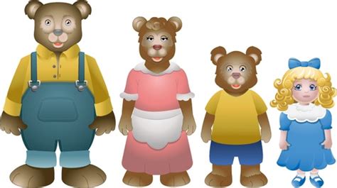 Goldilocks And The Three Bears Clipart Nibhtauction