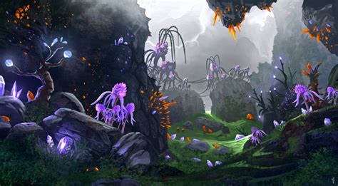 Lifespark Crystal Forest By Freemind93 On Deviantart Environment